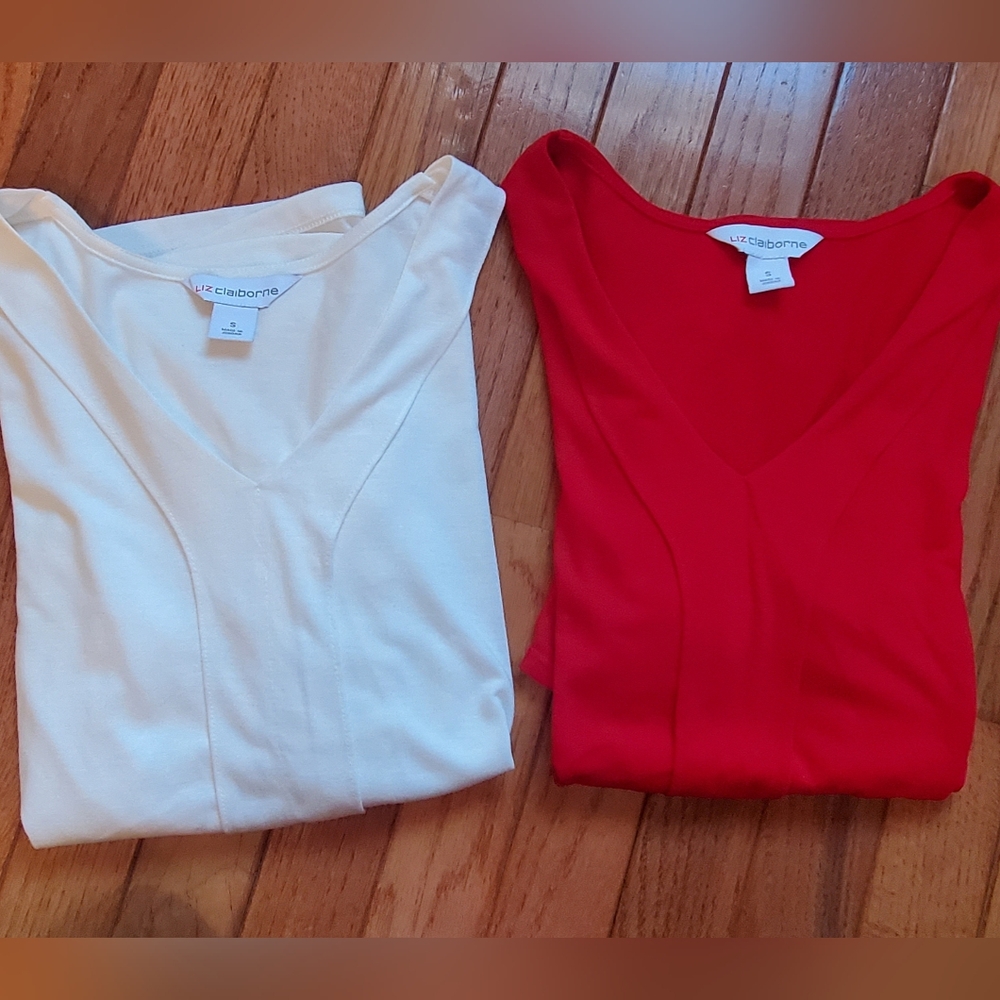 Liz Claiborne Short Sleeve Tops Small - Picture 2 of 8